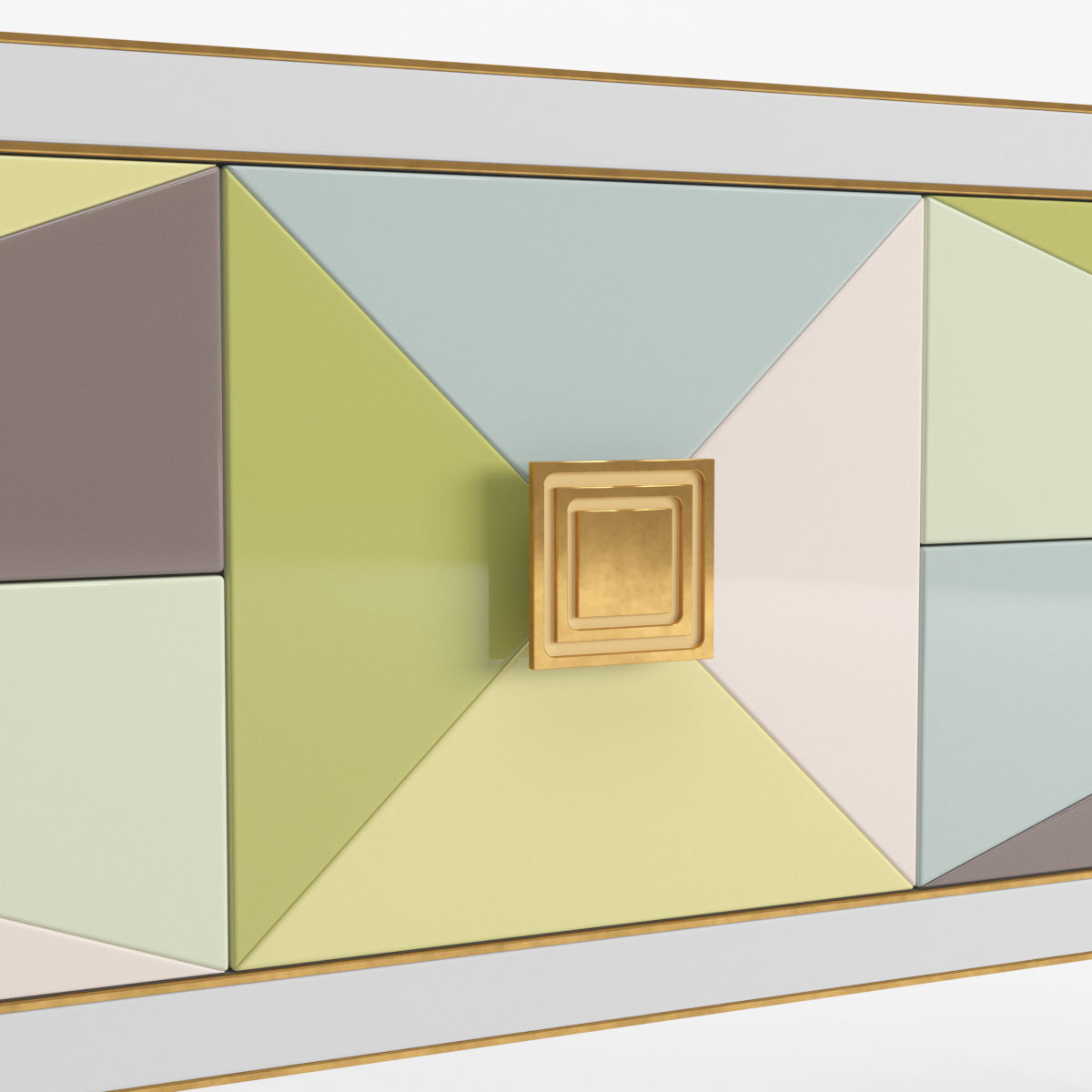 Harlequin Credenza by Jonathan Adler 3D model_2