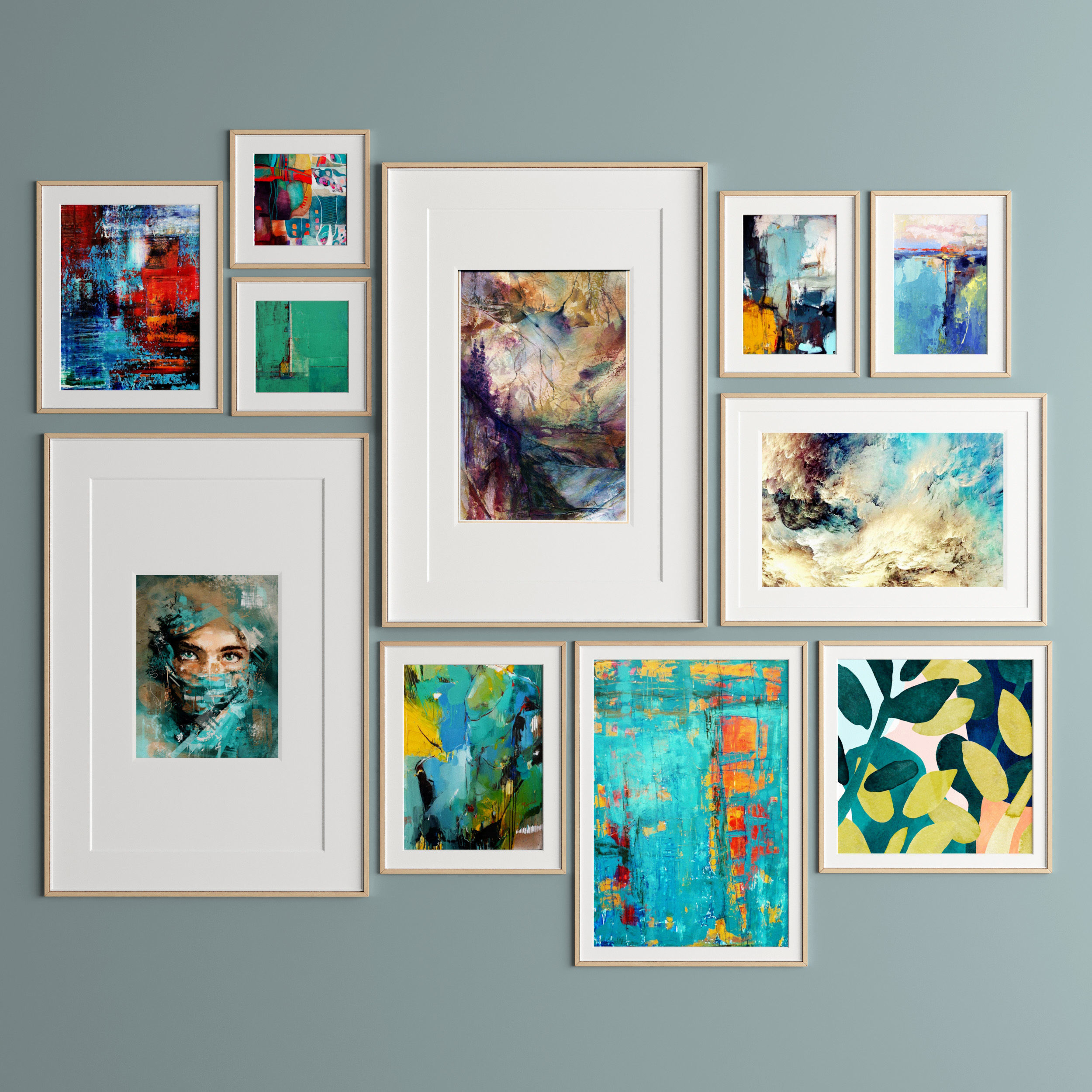 Art Frame 334 Low-poly 3D model_1