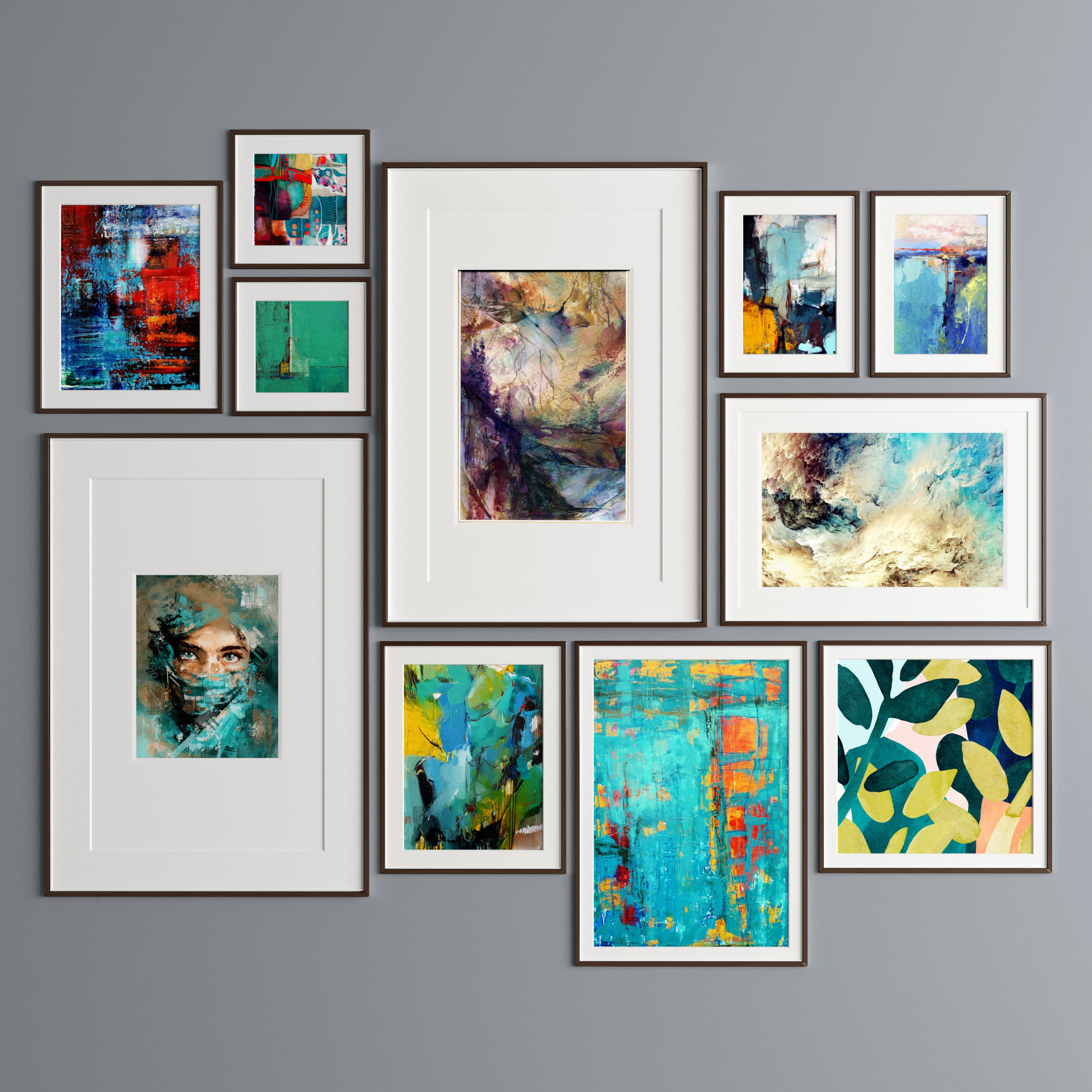 Art Frame 334 Low-poly 3D model_2