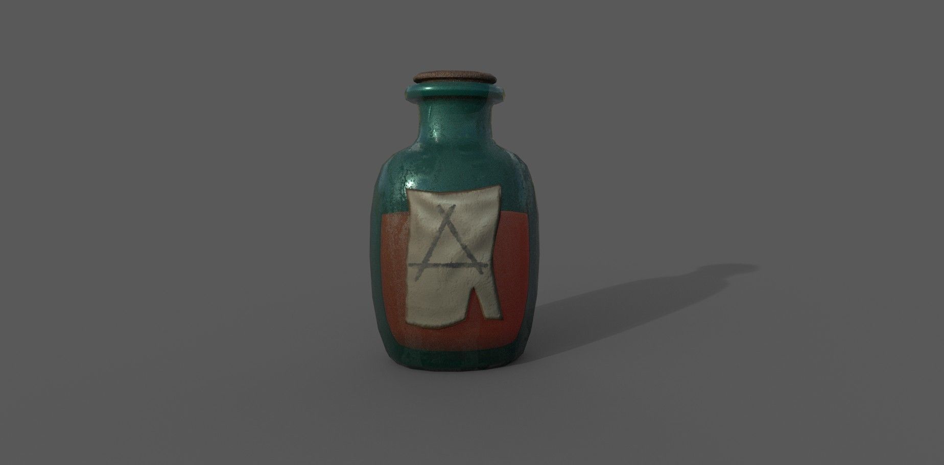 Stylized Alchemist Flasks 2 Low-poly 3D model_6