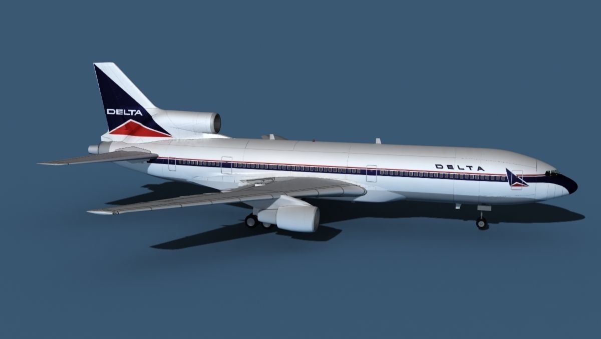 Lockheed L-1011-50 Delta 3D model_4