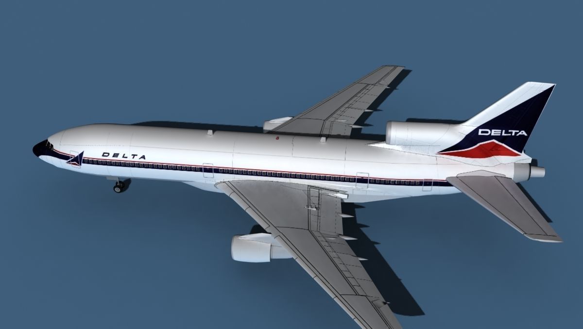 Lockheed L-1011-50 Delta 3D model_9