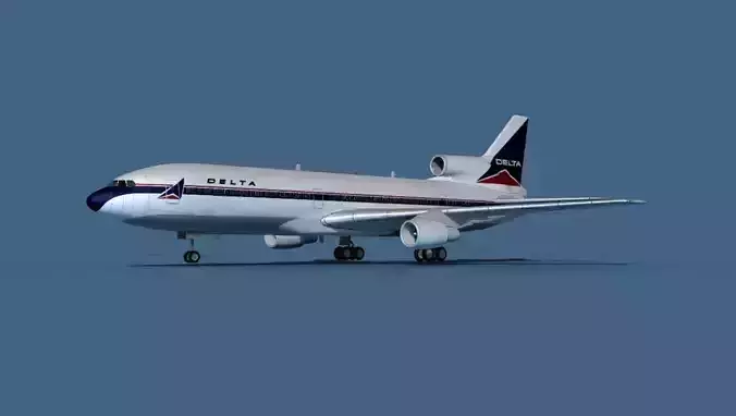 Lockheed L-1011-50 Delta 3D model