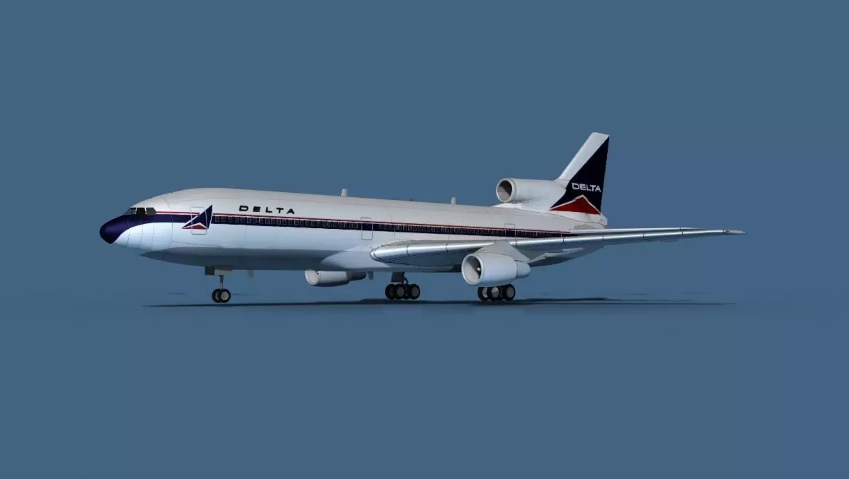 Lockheed L-1011-50 Delta 3D model_0