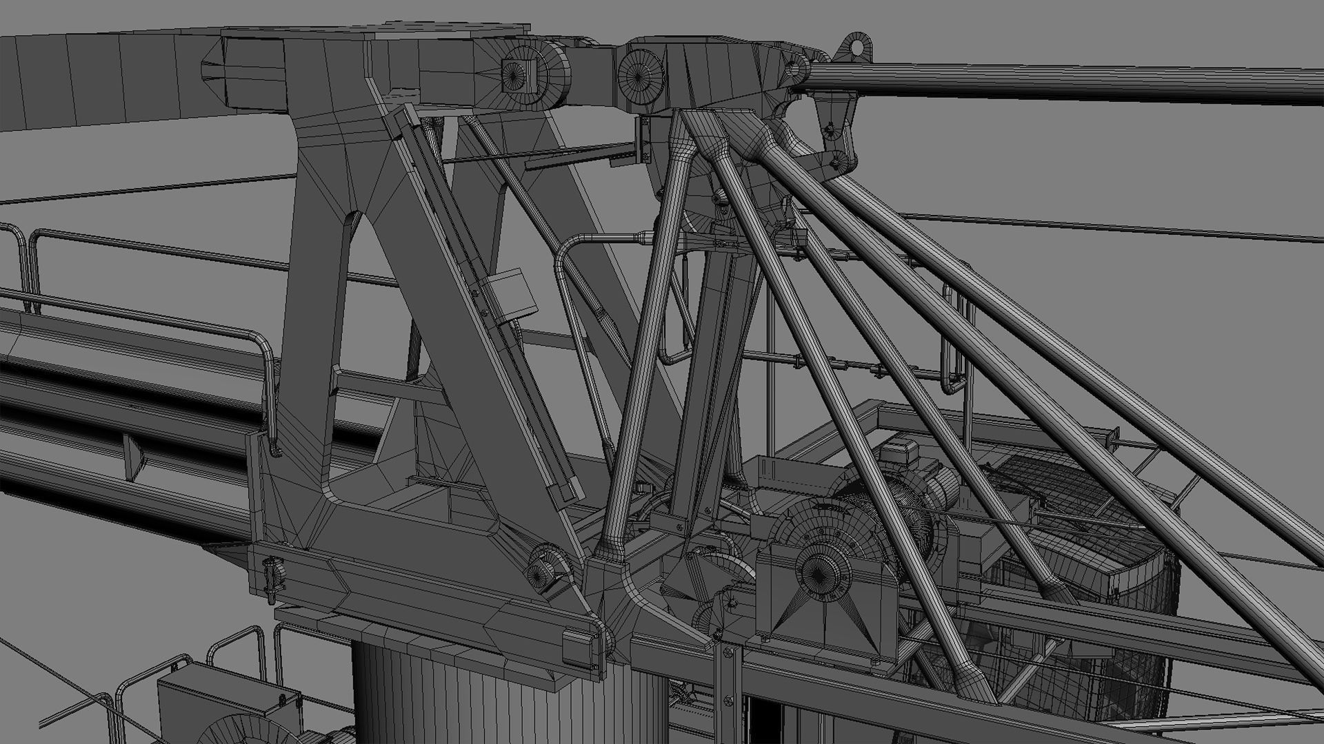 Tower Crane Potain MDT 269 J12 3D model_43