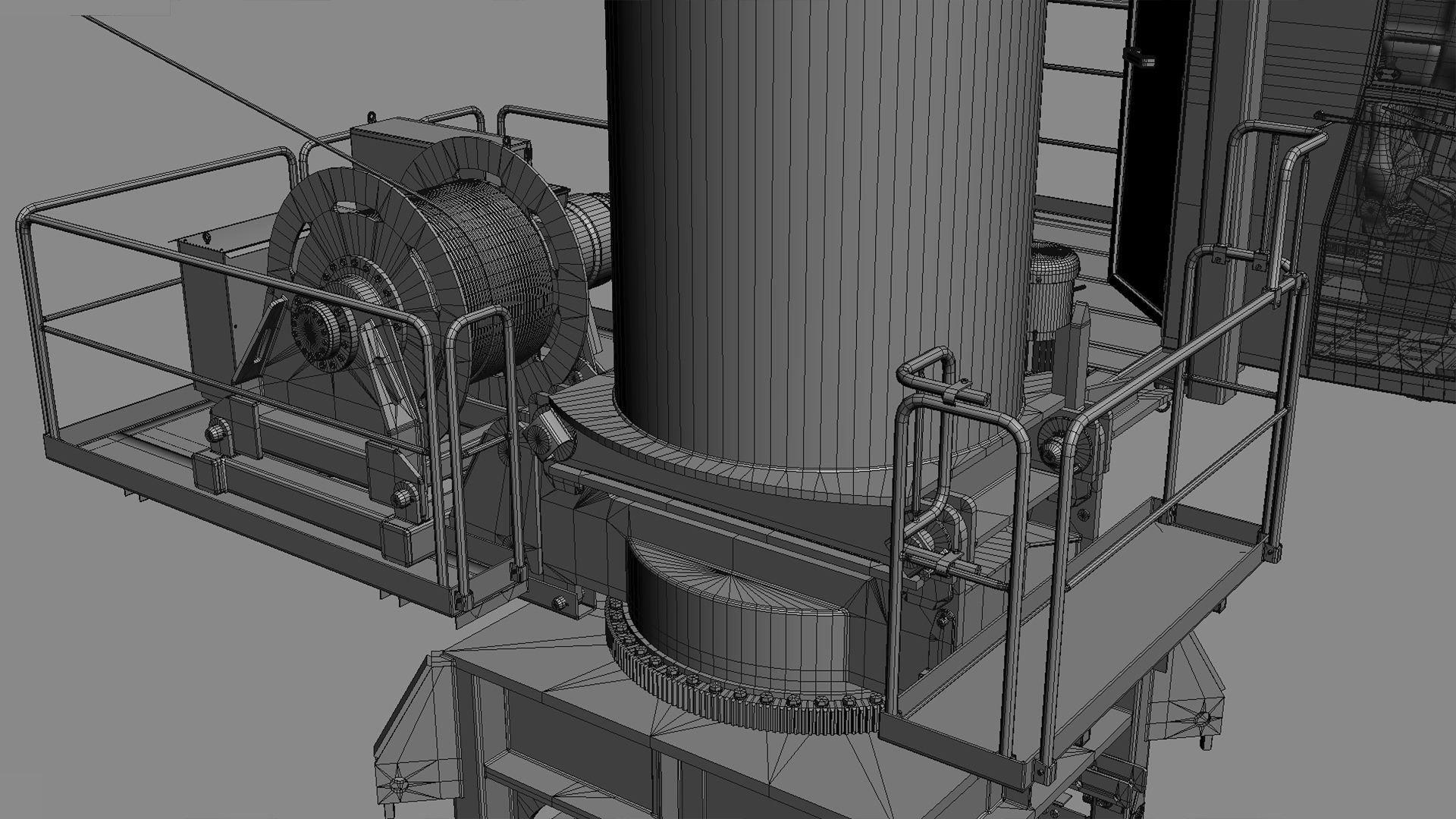 Tower Crane Potain MDT 269 J12 3D model_42