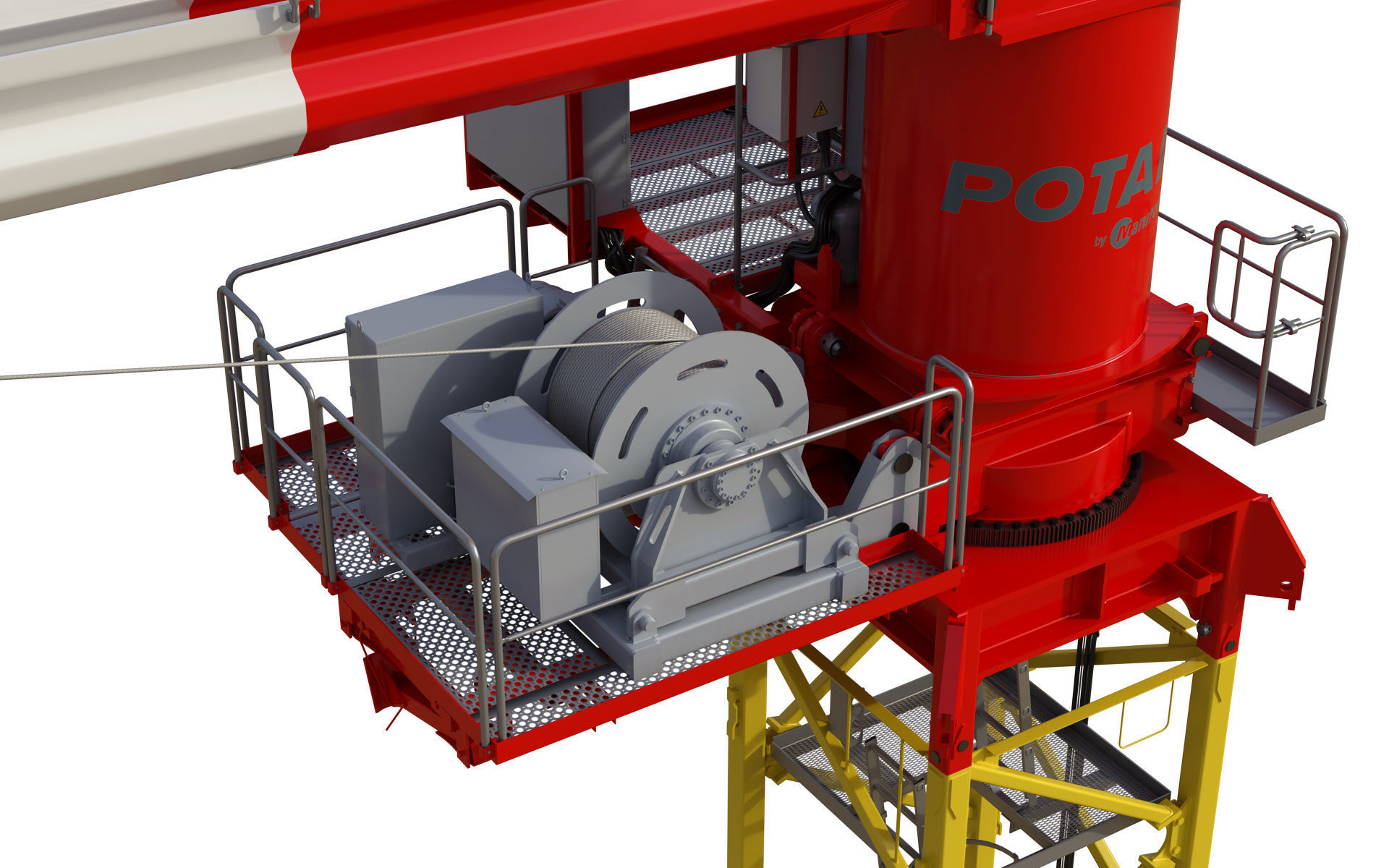 Tower Crane Potain MDT 269 J12 3D model_24