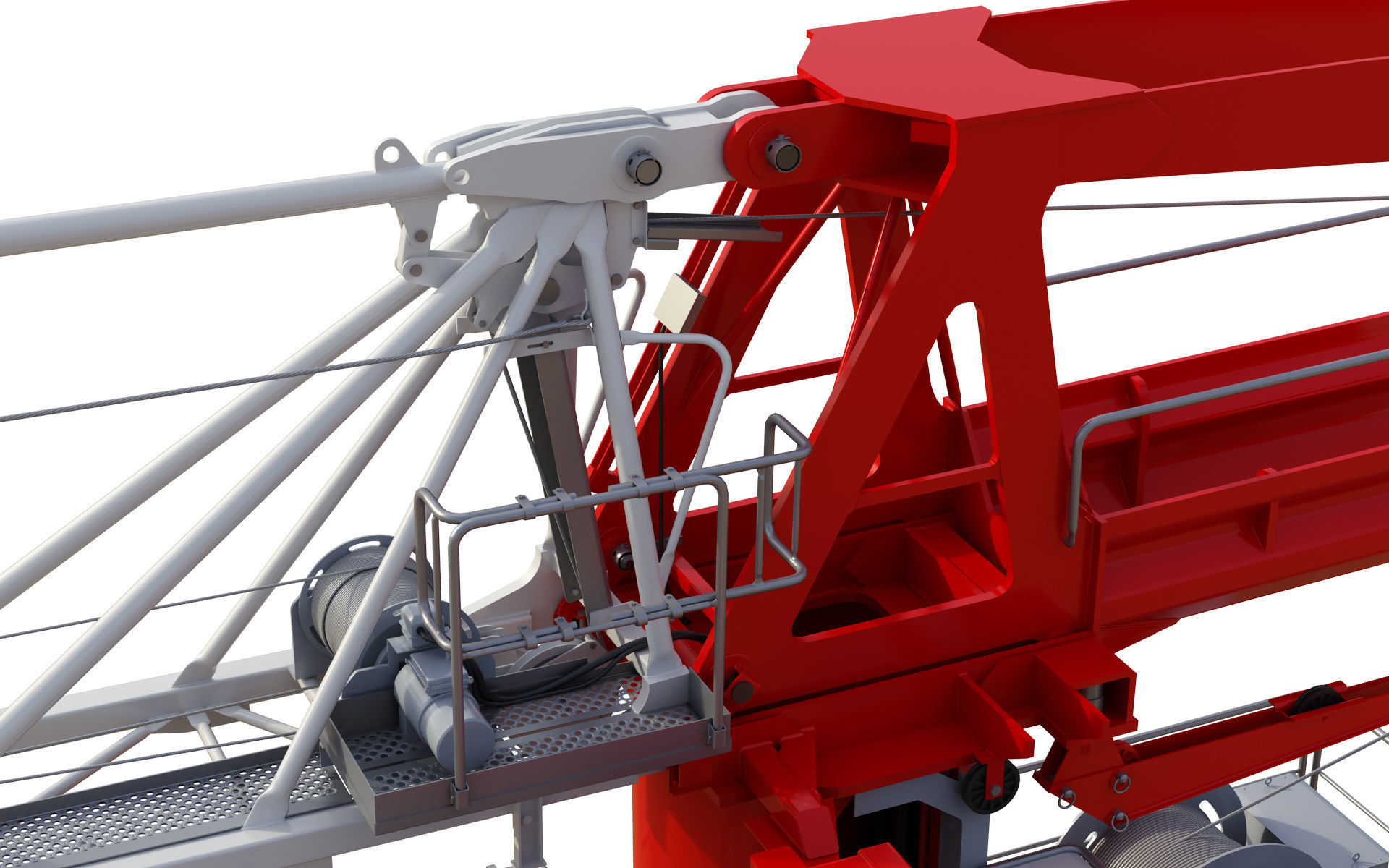 Tower Crane Potain MDT 269 J12 3D model_27