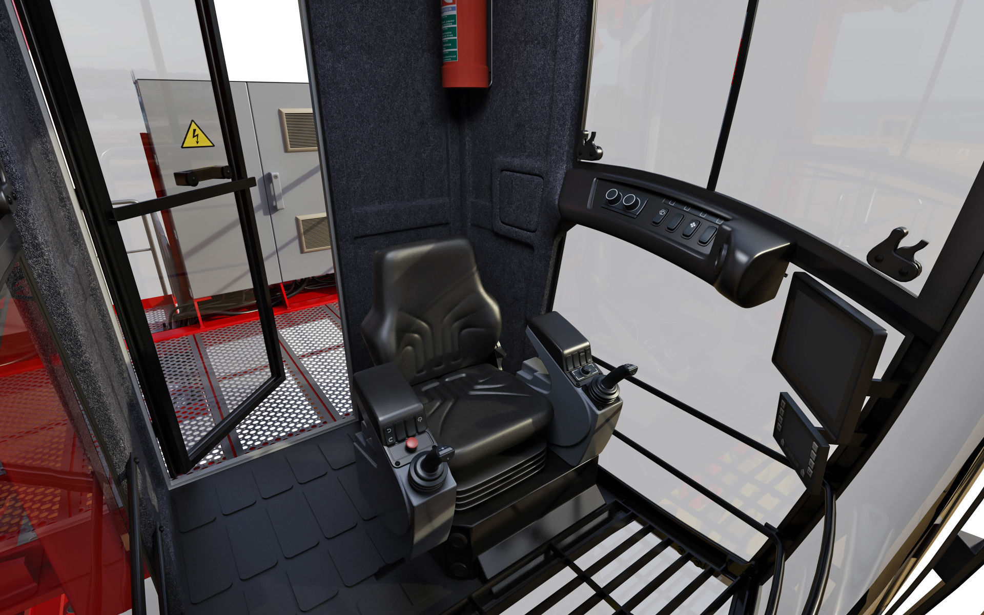 Tower Crane Potain MDT 269 J12 3D model_36