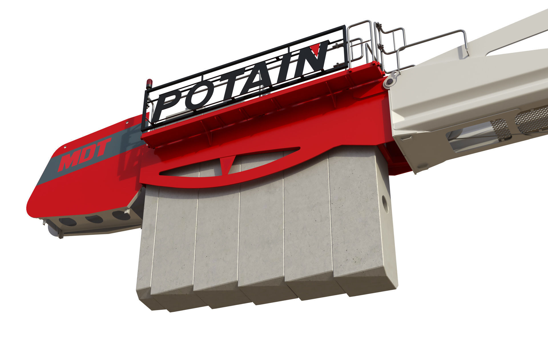 Tower Crane Potain MDT 269 J12 3D model_22