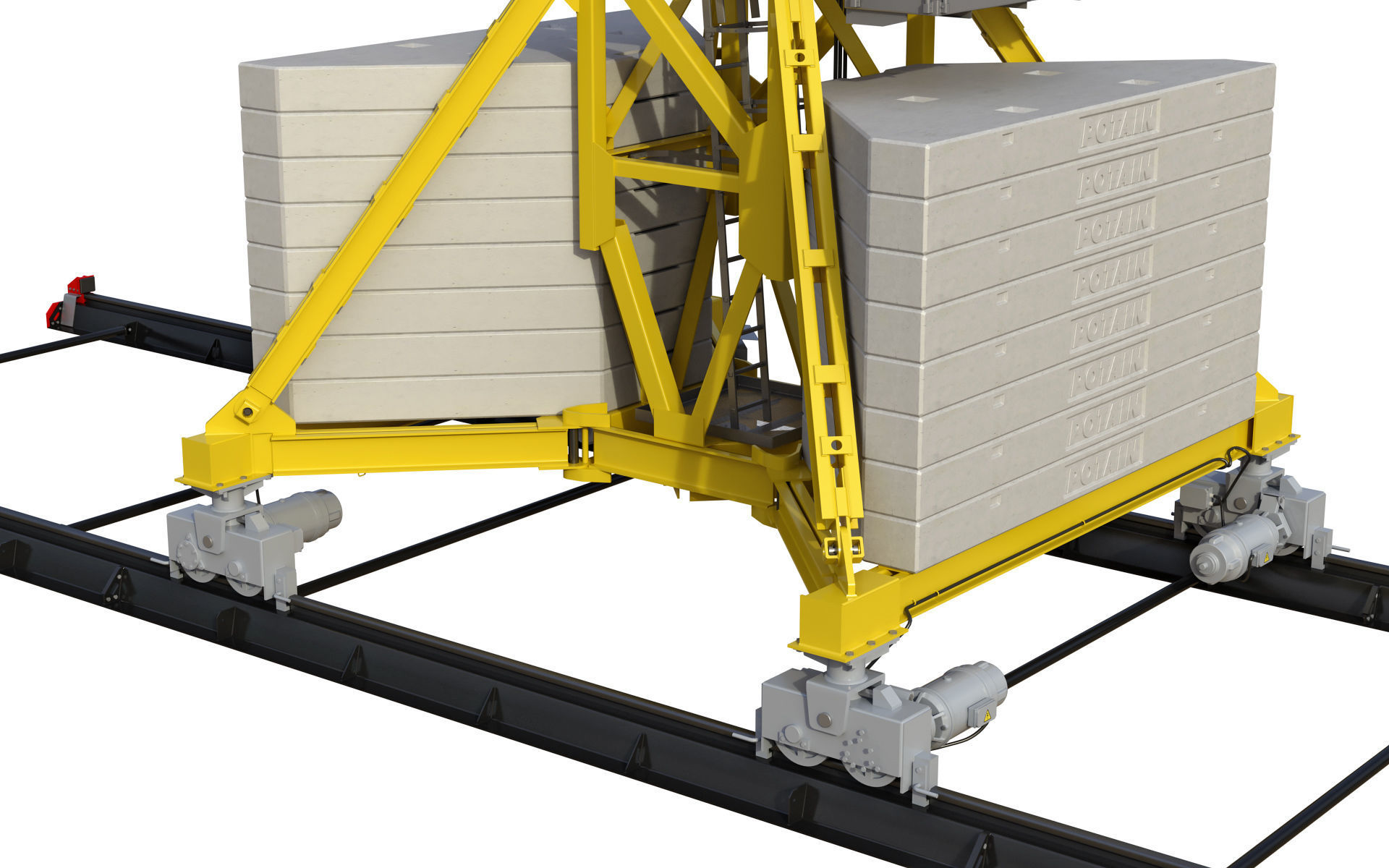 Tower Crane Potain MDT 269 J12 3D model_32