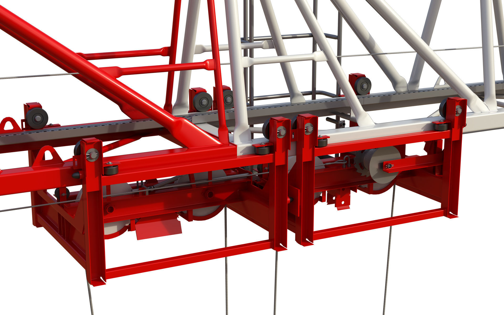 Tower Crane Potain MDT 269 J12 3D model_34