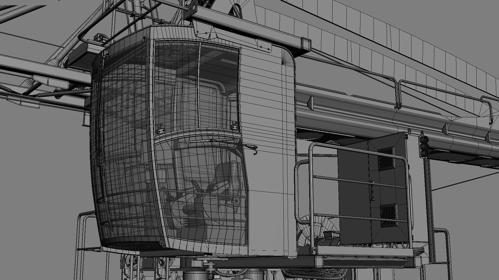 Tower Crane Potain MDT 269 J12 3D model_47