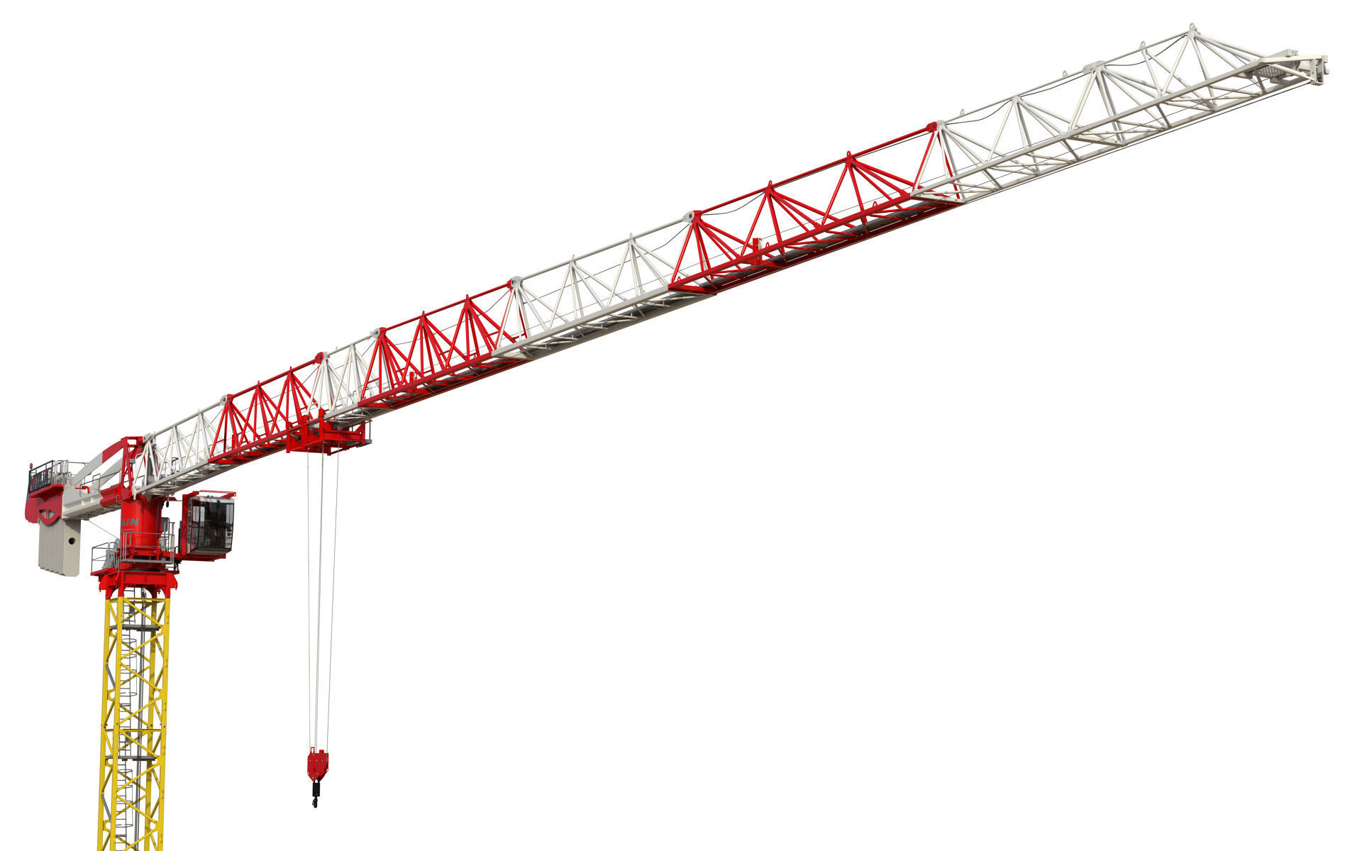 Tower Crane Potain MDT 269 J12 3D model_5