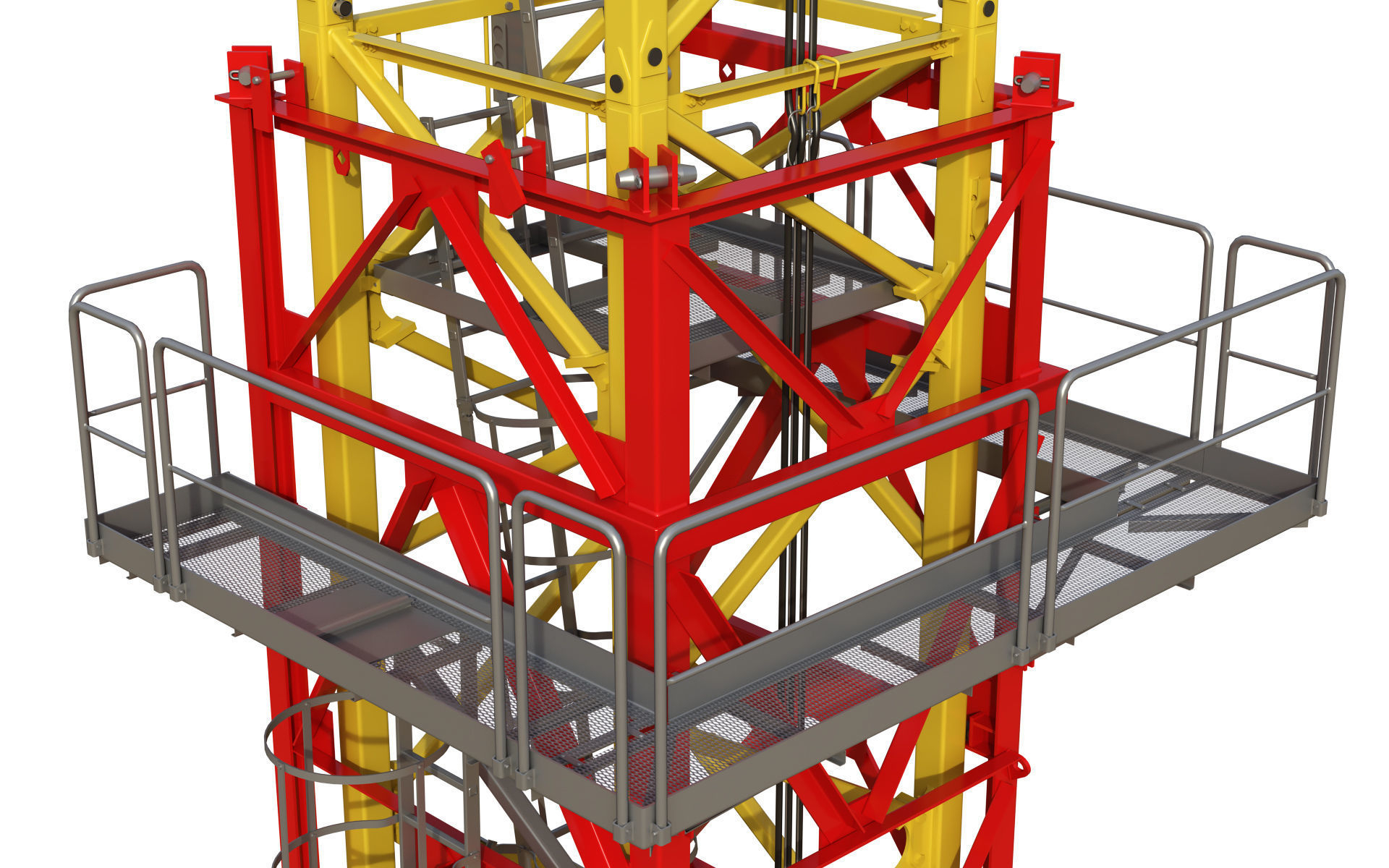 Tower Crane Potain MDT 269 J12 3D model_30