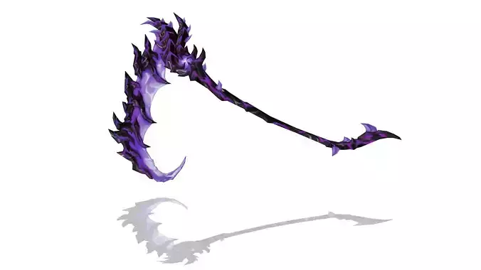 Hell Scythe Low-poly 3D model Hell Scythe Low-poly 3D model