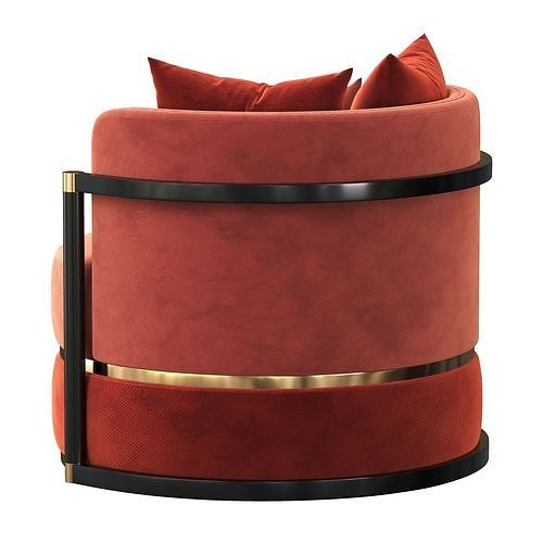 COMO Armchair 3D model 5