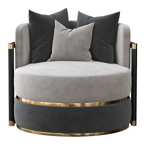 COMO Armchair 3D model 2