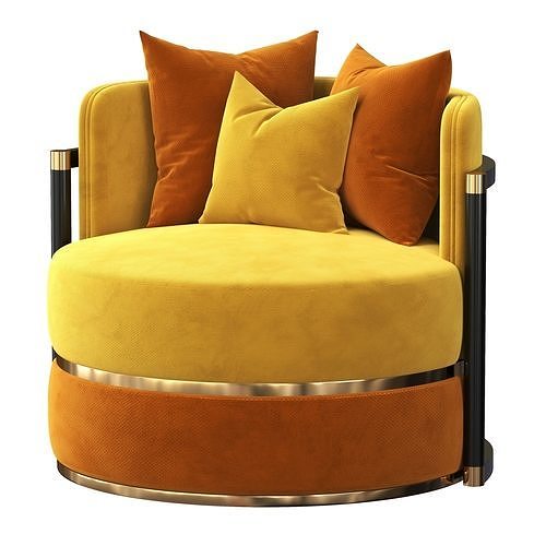 COMO Armchair 3D model 3