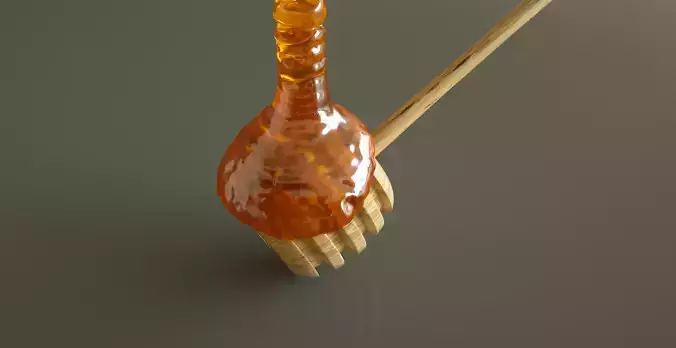 Honey Realictic 3D model 3D model
