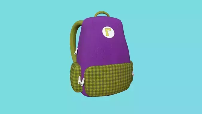 Waluigi Backpack - Fashion Costume - Character Design