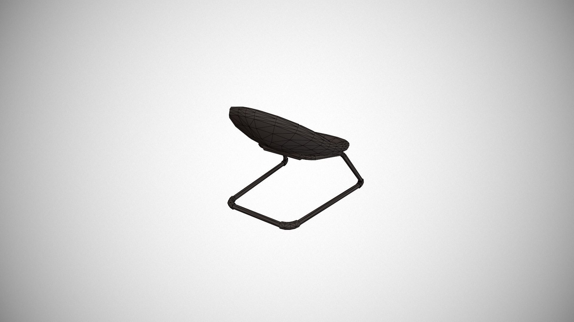 Grey Baby Bouncer Low-poly 3D model_15