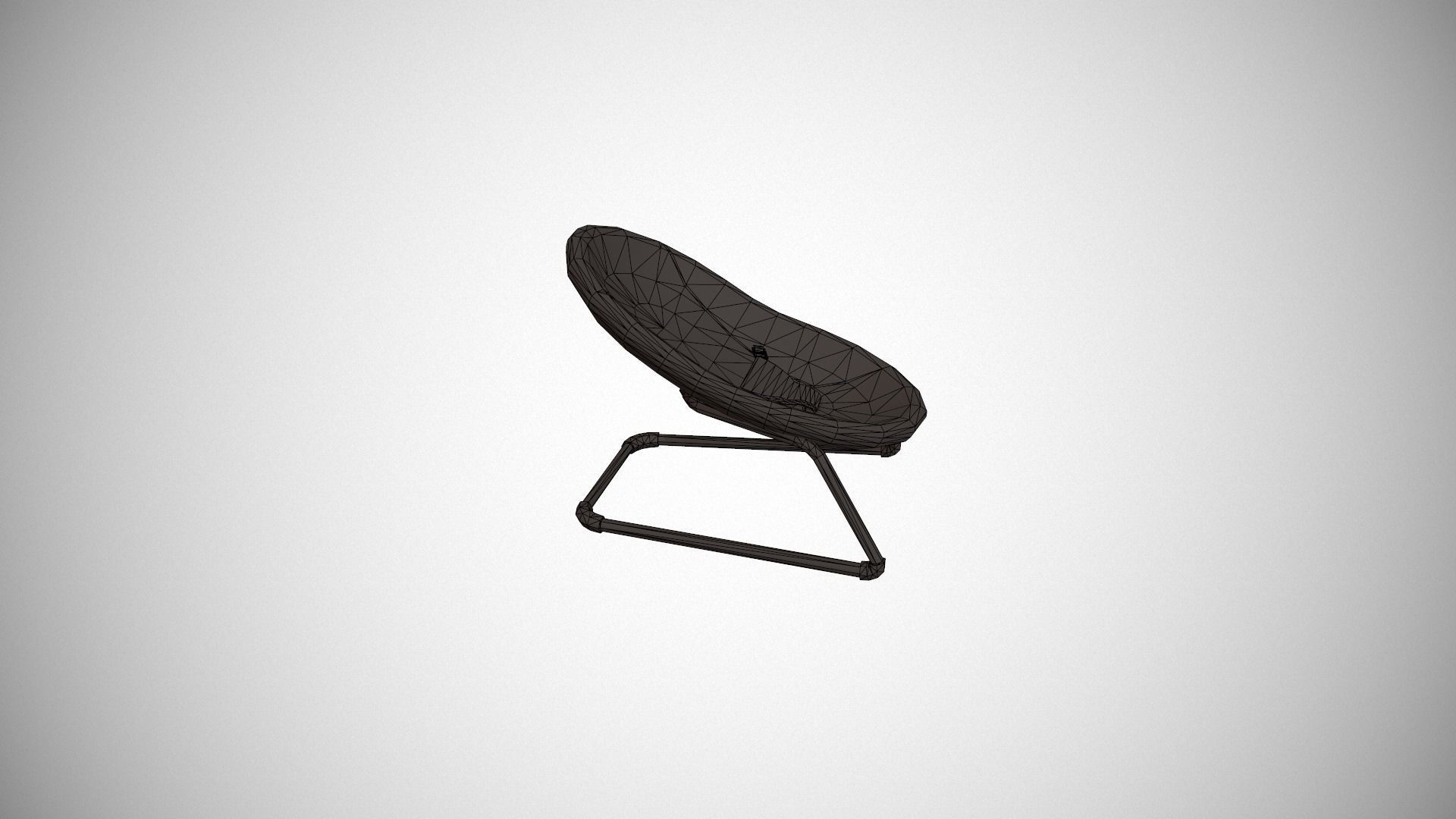 Grey Baby Bouncer Low-poly 3D model_13