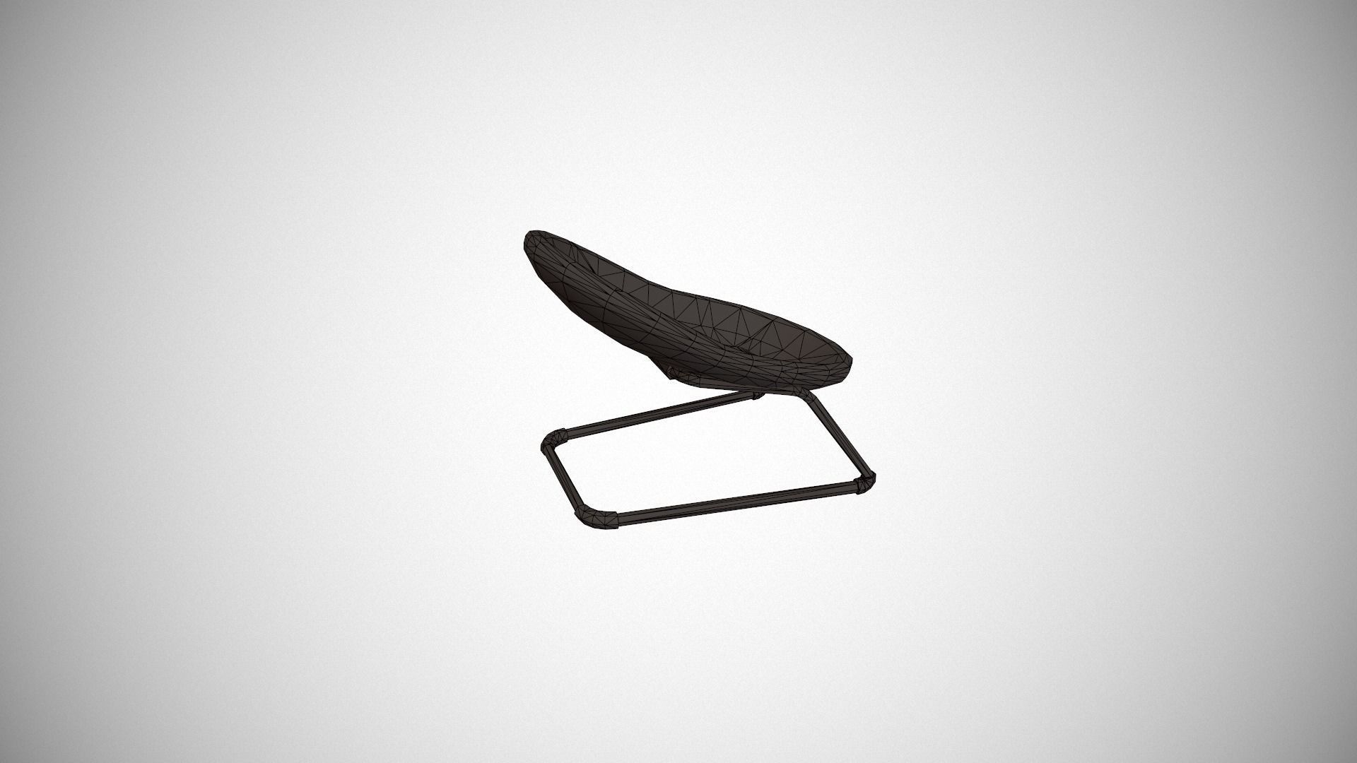 Grey Baby Bouncer Low-poly 3D model_14