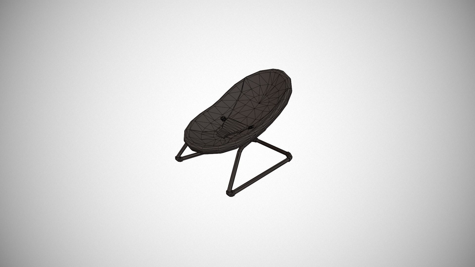 Grey Baby Bouncer Low-poly 3D model_20