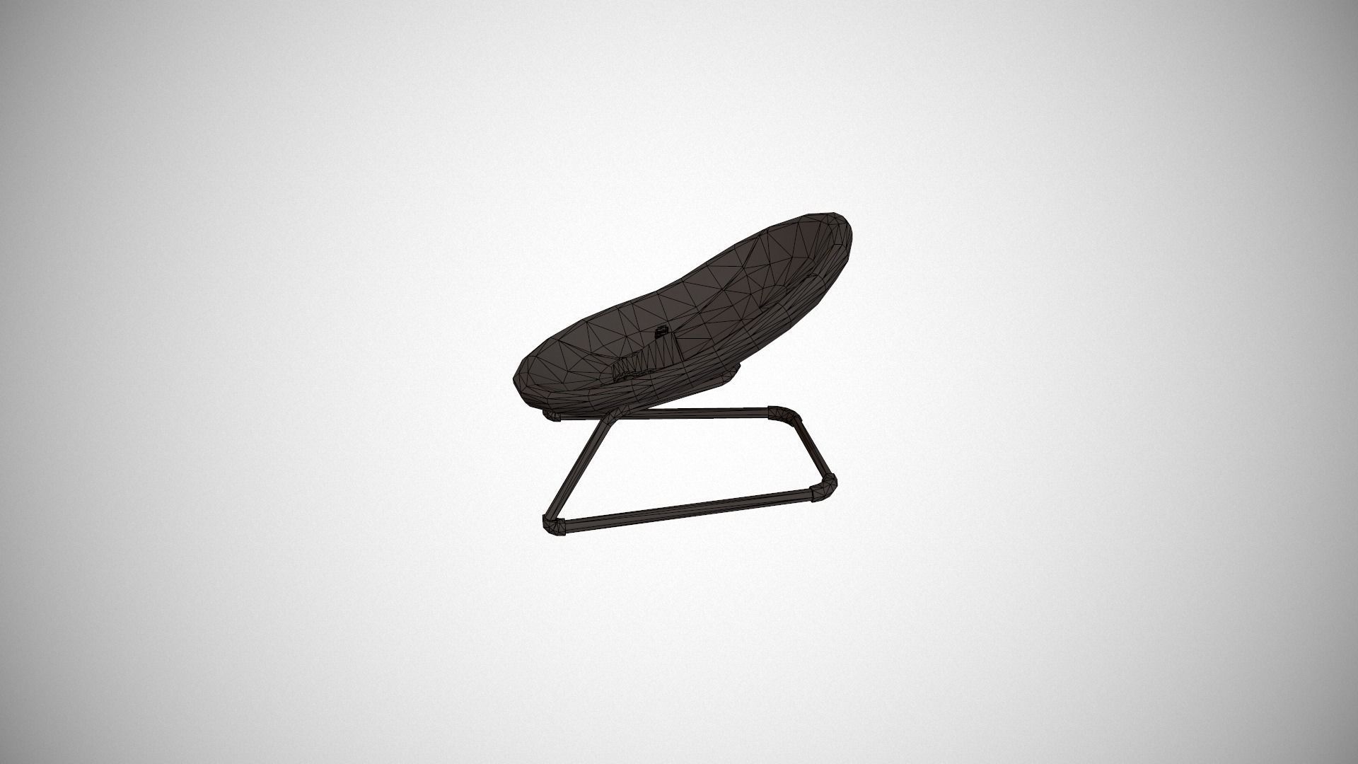 Grey Baby Bouncer Low-poly 3D model_19