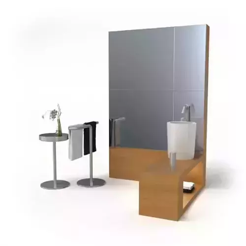 Modern Style Bathroom Furniture Set