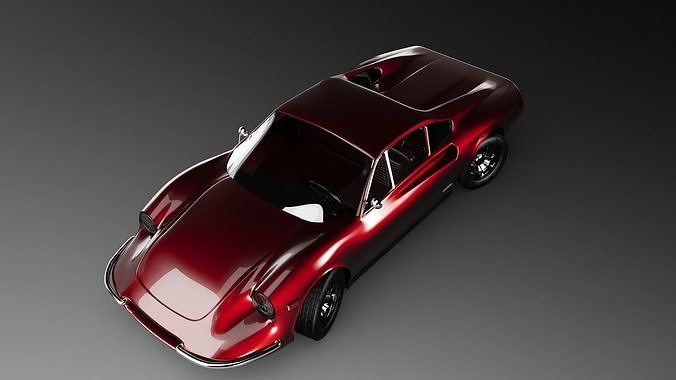 ferrari-dino-246gt-1969 sports car 3D model