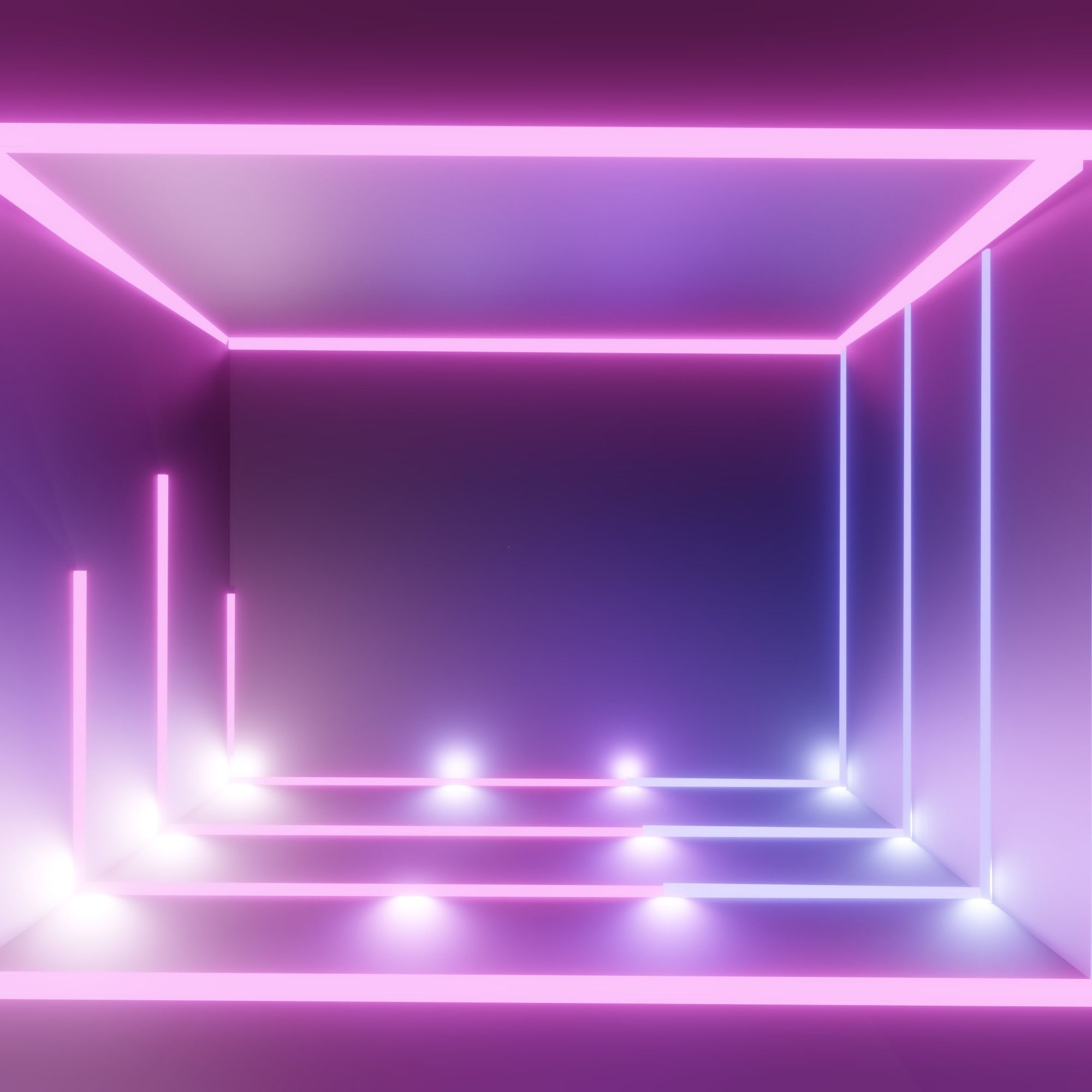 NEON BLENDER ROOM  3D model_1