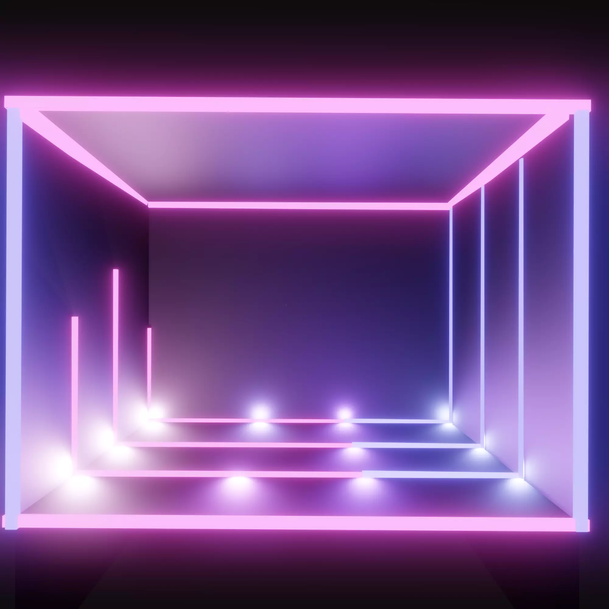 NEON BLENDER ROOM  3D model_0