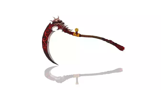 Sacrifice Scythe Low-poly 3D model Sacrifice Scythe Low-poly 3D model