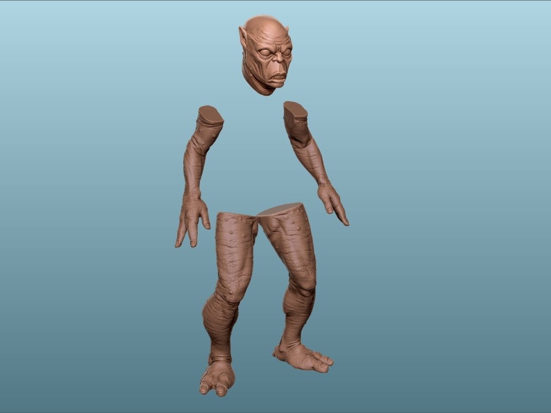 The Gate Creature 3D print model_9