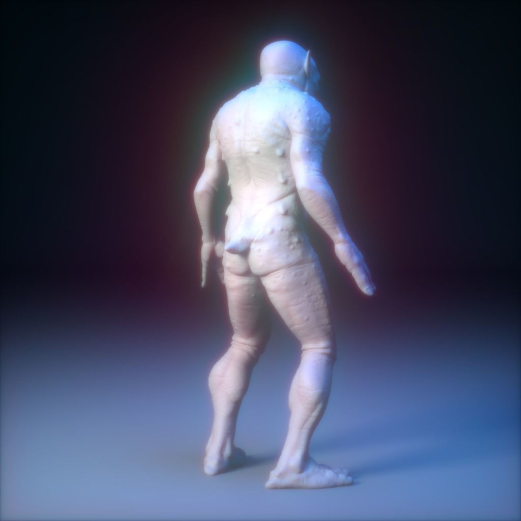 The Gate Creature 3D print model_6