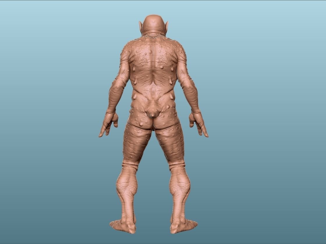 The Gate Creature 3D print model_4