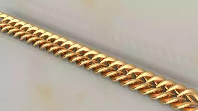 Cuban chain link glaze model 3D print model