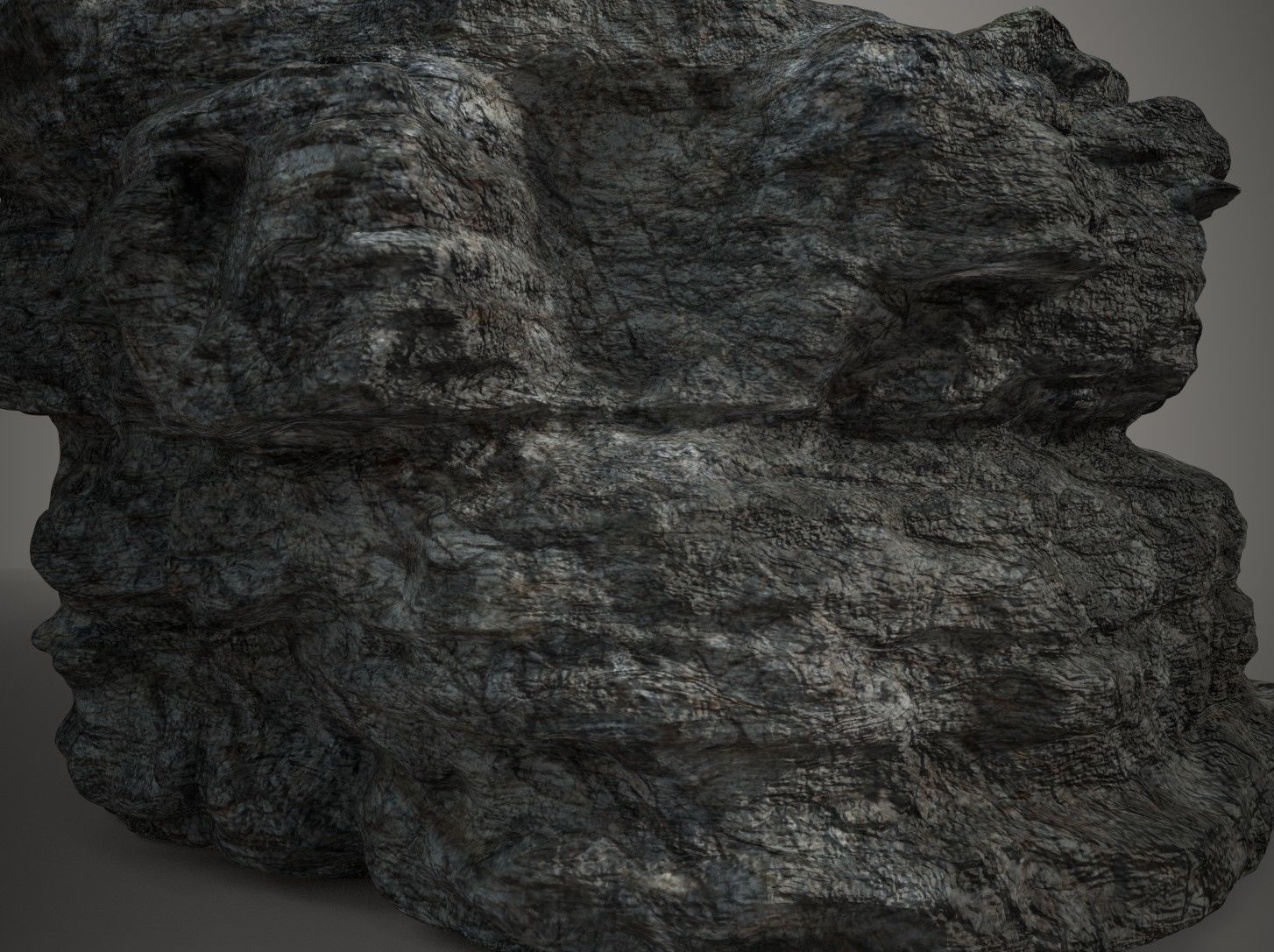 Rocky Mountain Terrain PBR 3D model_7