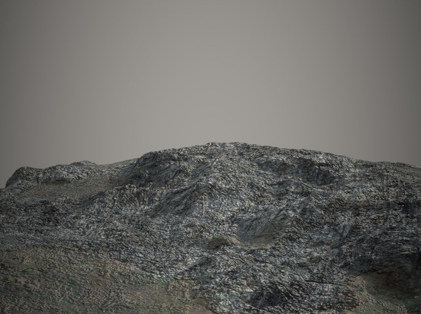 Rocky Mountain Terrain PBR 3D model_11