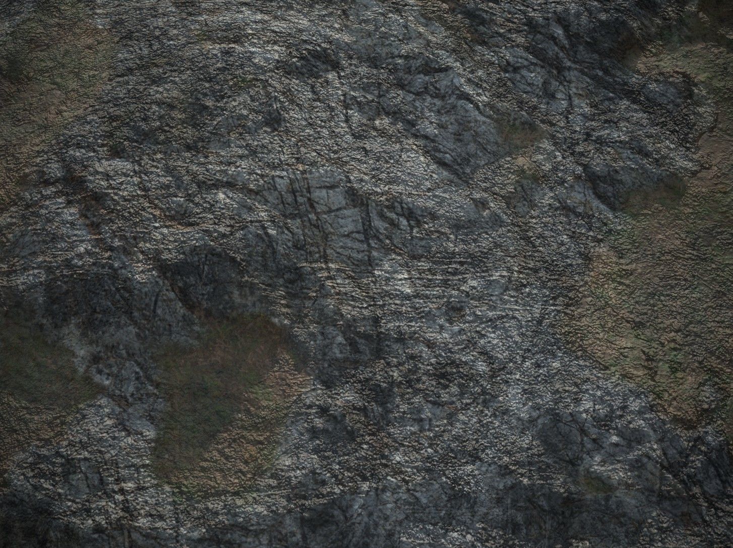 Rocky Mountain Terrain PBR 3D model_3