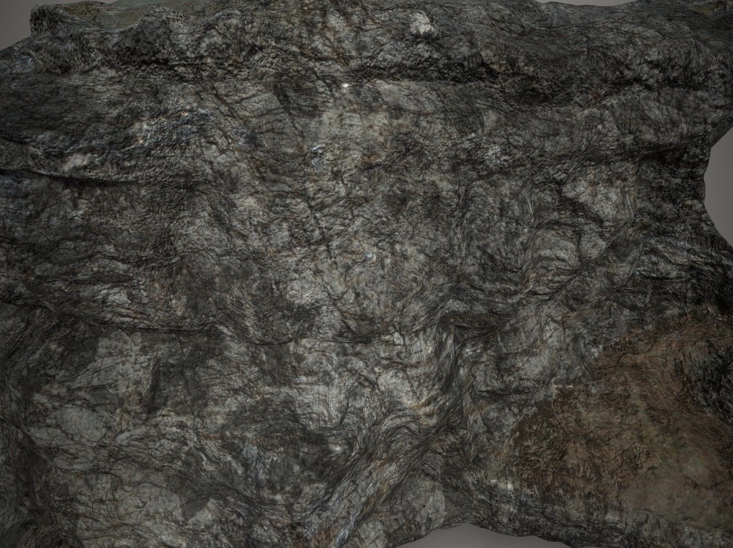 Rocky Mountain Terrain PBR 3D model_5