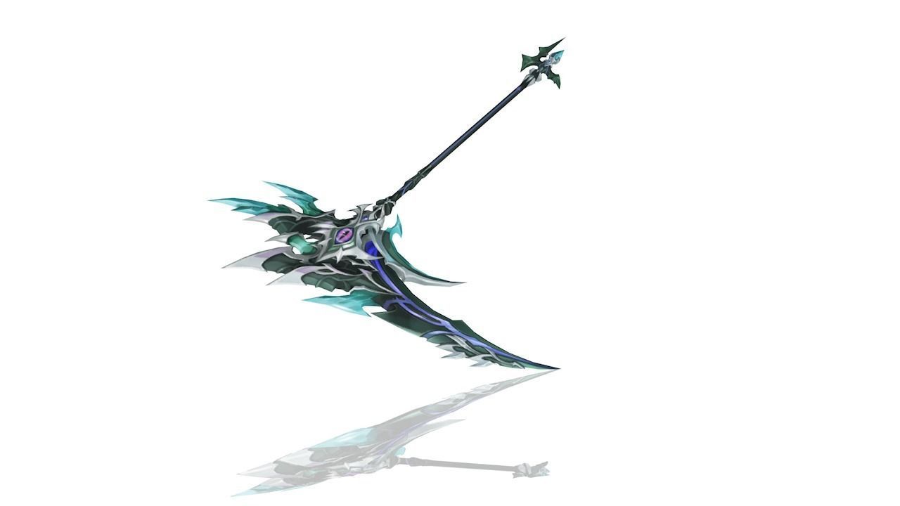 Succubus Scythe Low-poly 3D model_2