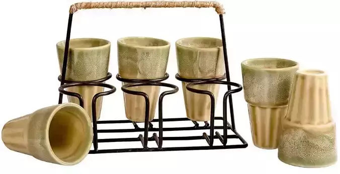 glass models and a glass stand