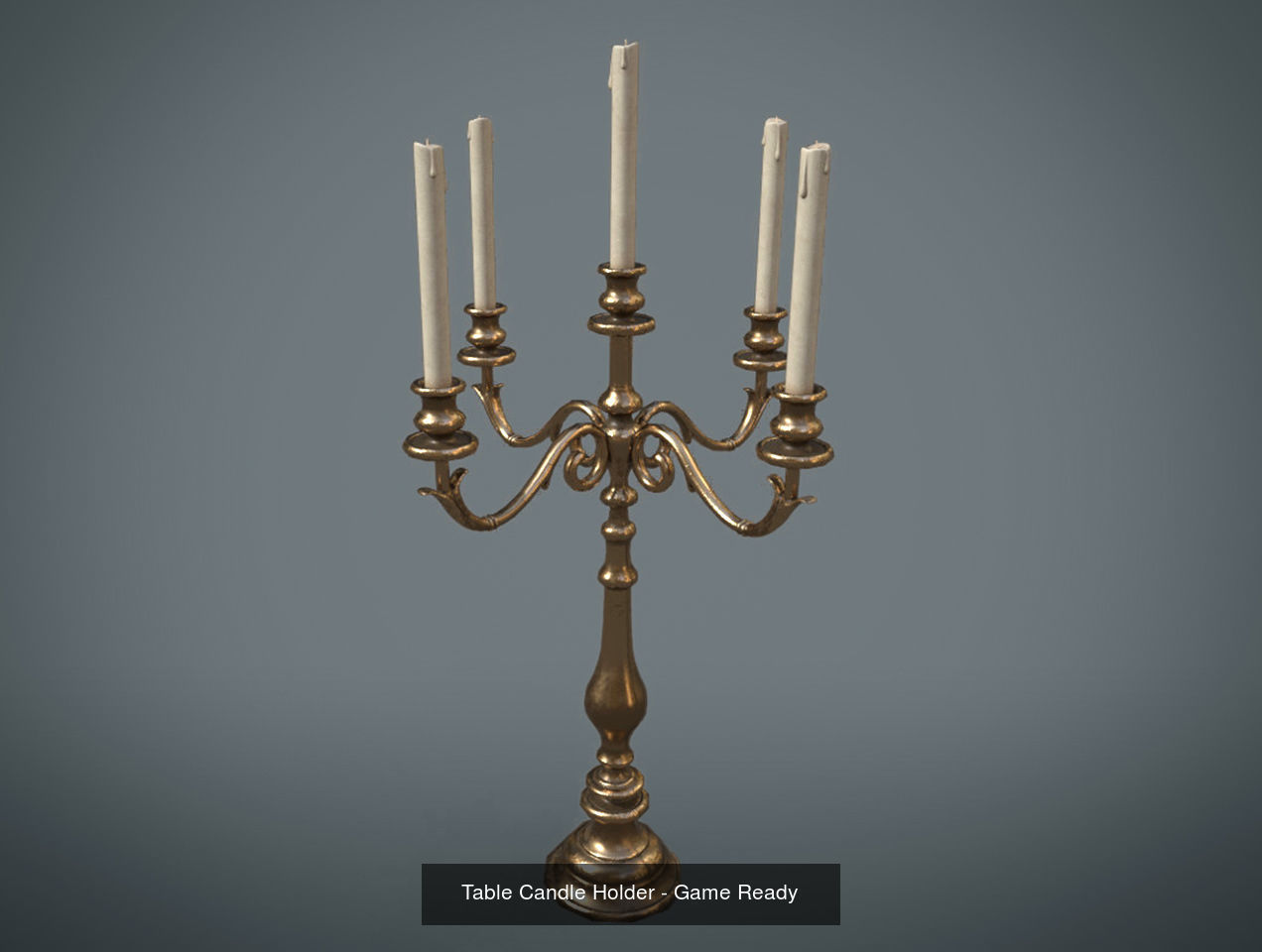 Candle Holders Pack 3D Model Collection_7