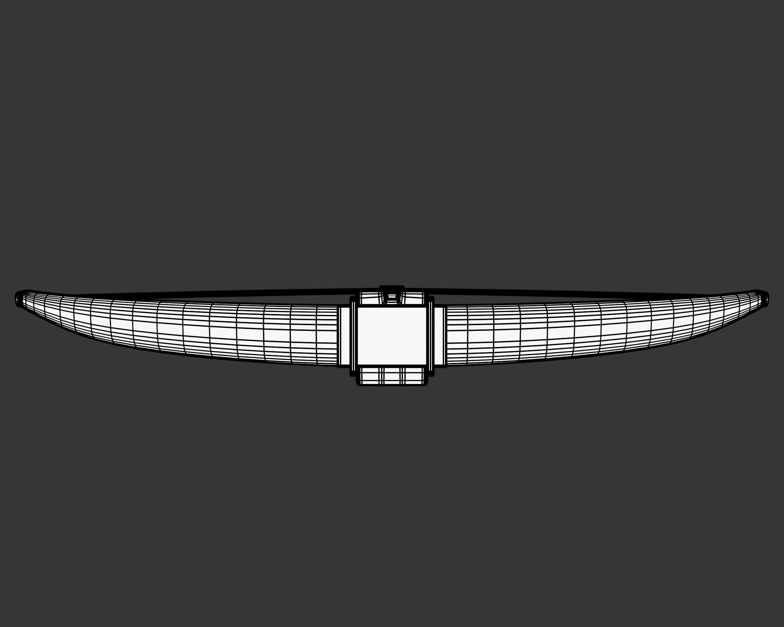 Medieval Common Weapon Crossbow Low-poly 3D model_14