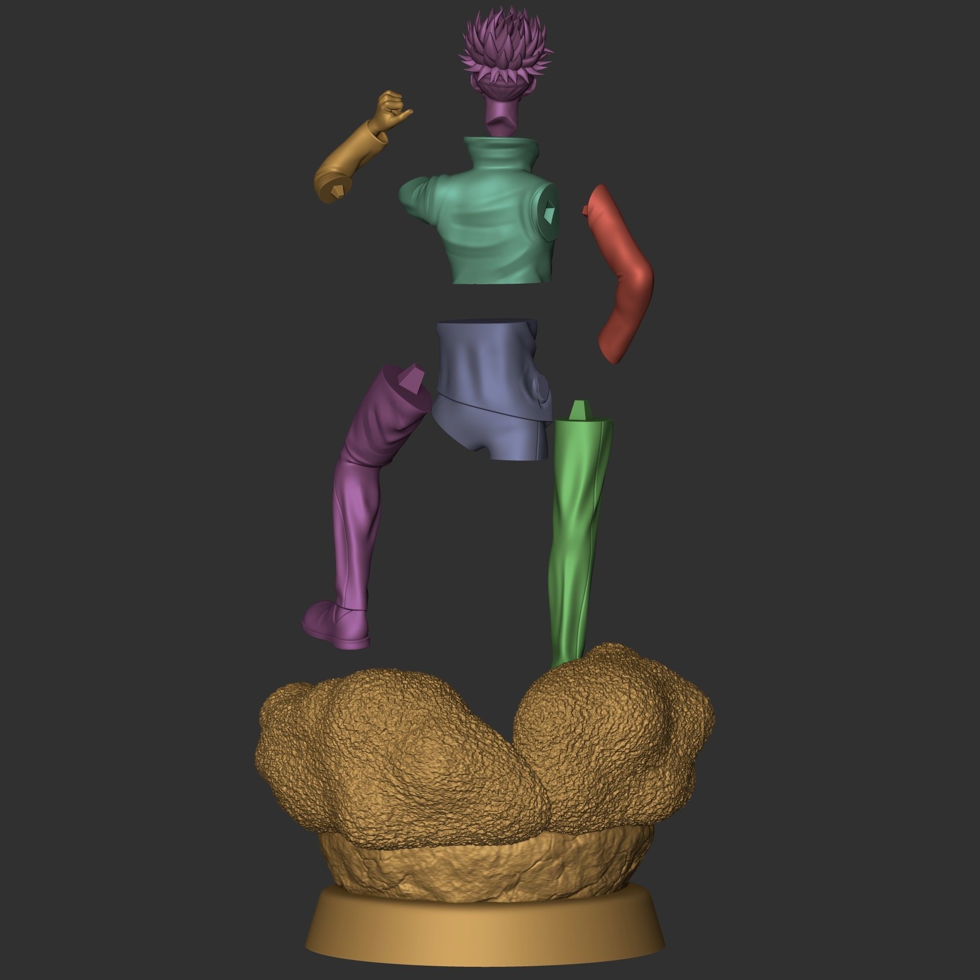 Satoru Gojo figure 3D print model_4