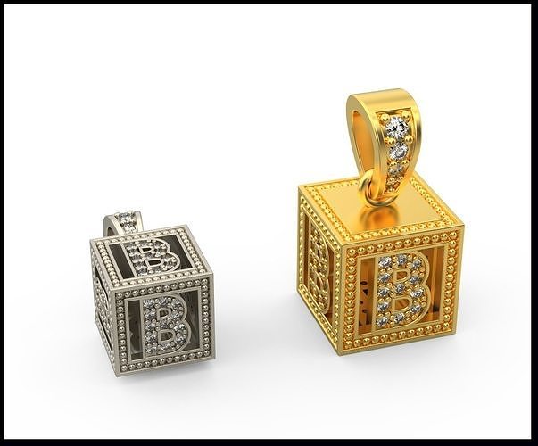 BOX LETTER B 3D print model