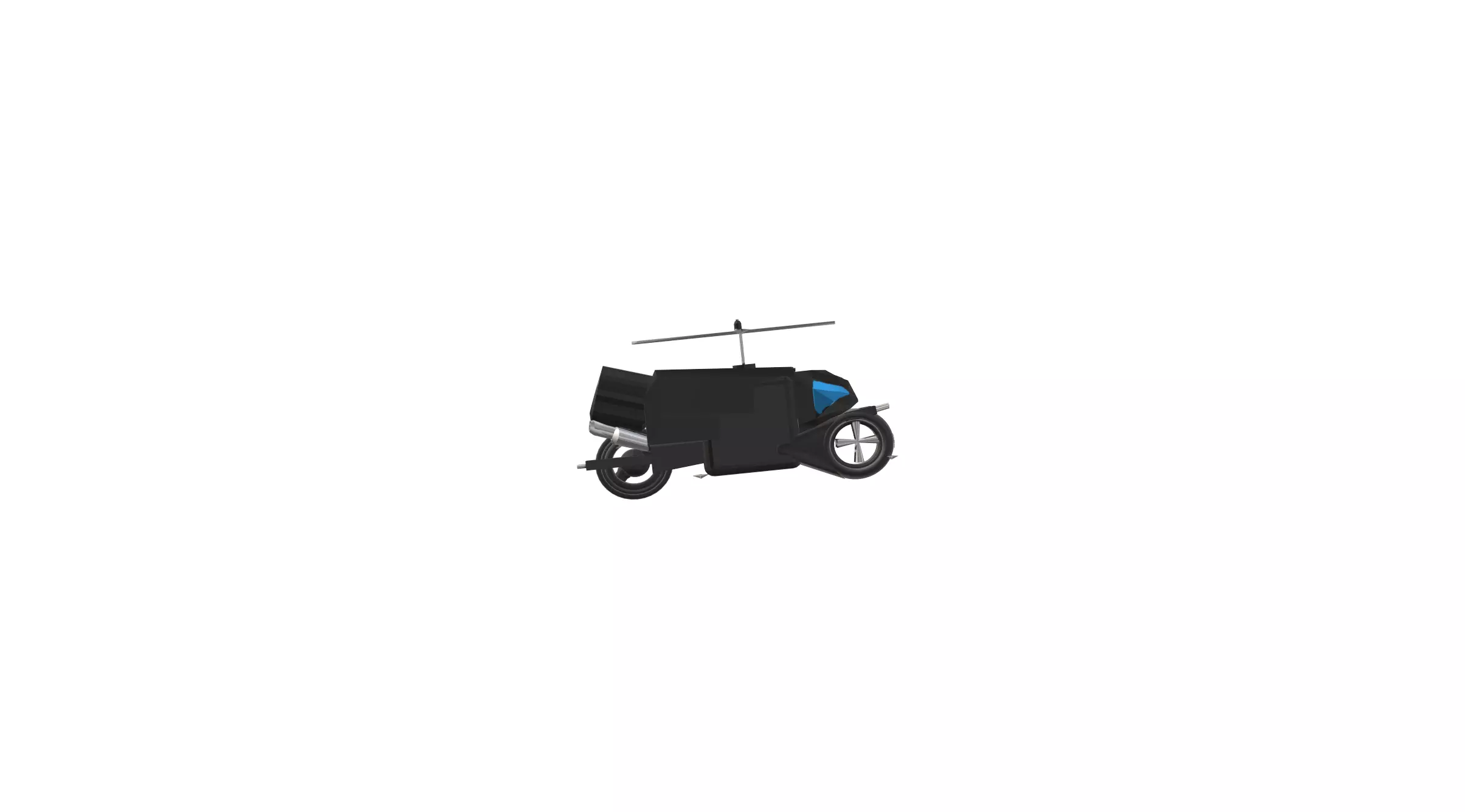 MY VERSION OF TRONS BIKE Free low-poly 3D model